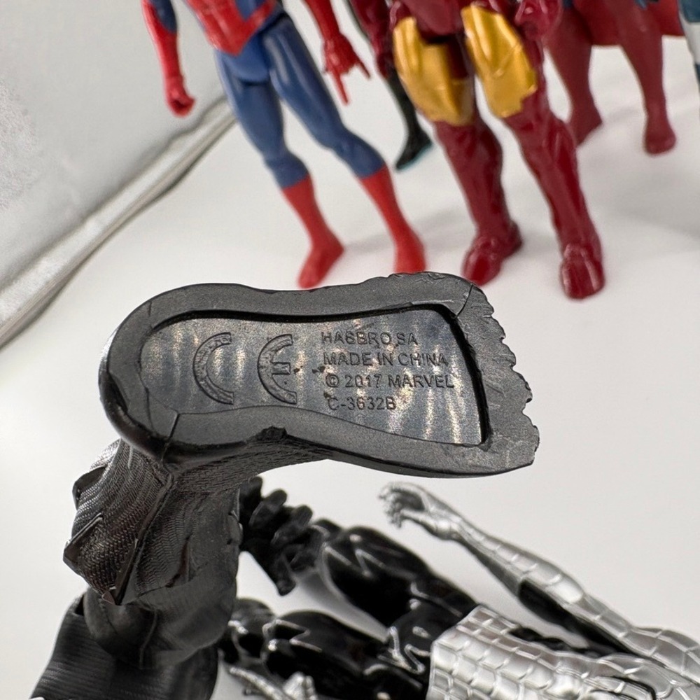 Marvel DC Superhero Action Figure Lot Spider-Man Batman Superman Iron Man 7pc - Picture 6 of 13